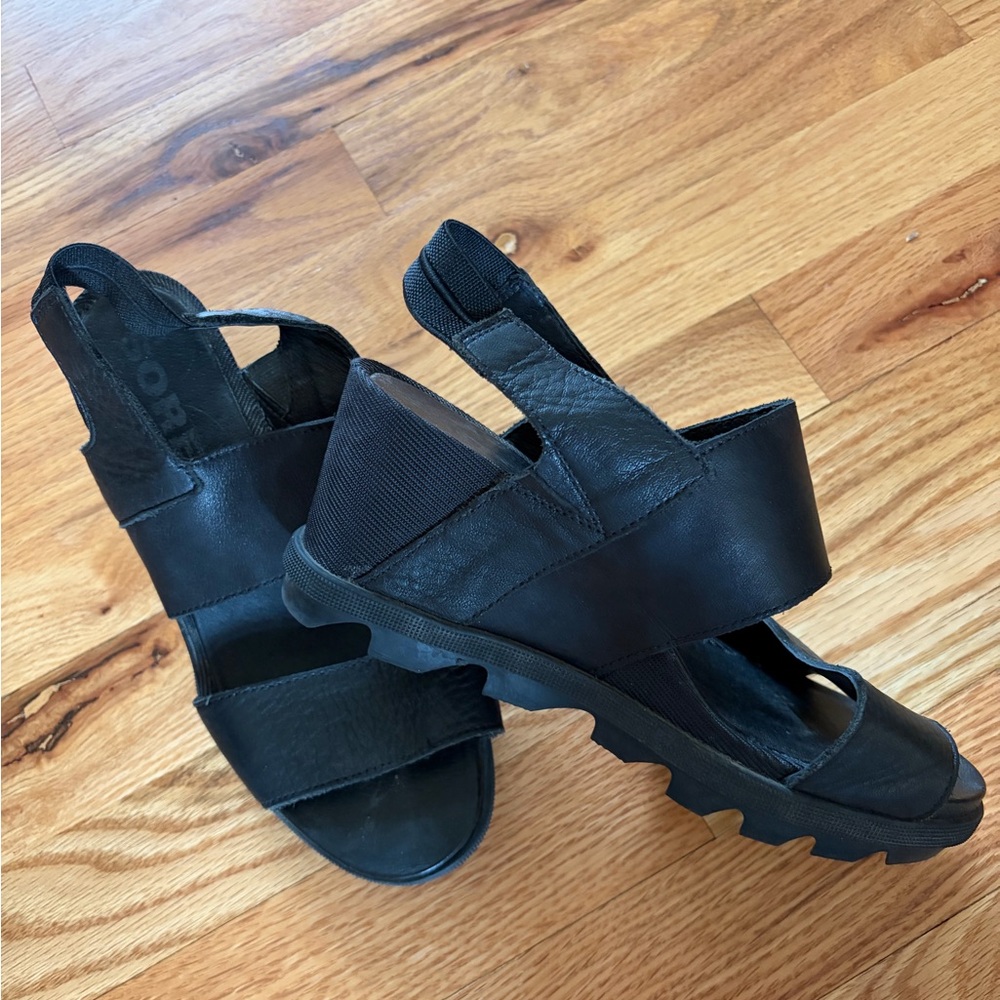 Sorel Black Women's Sandals
